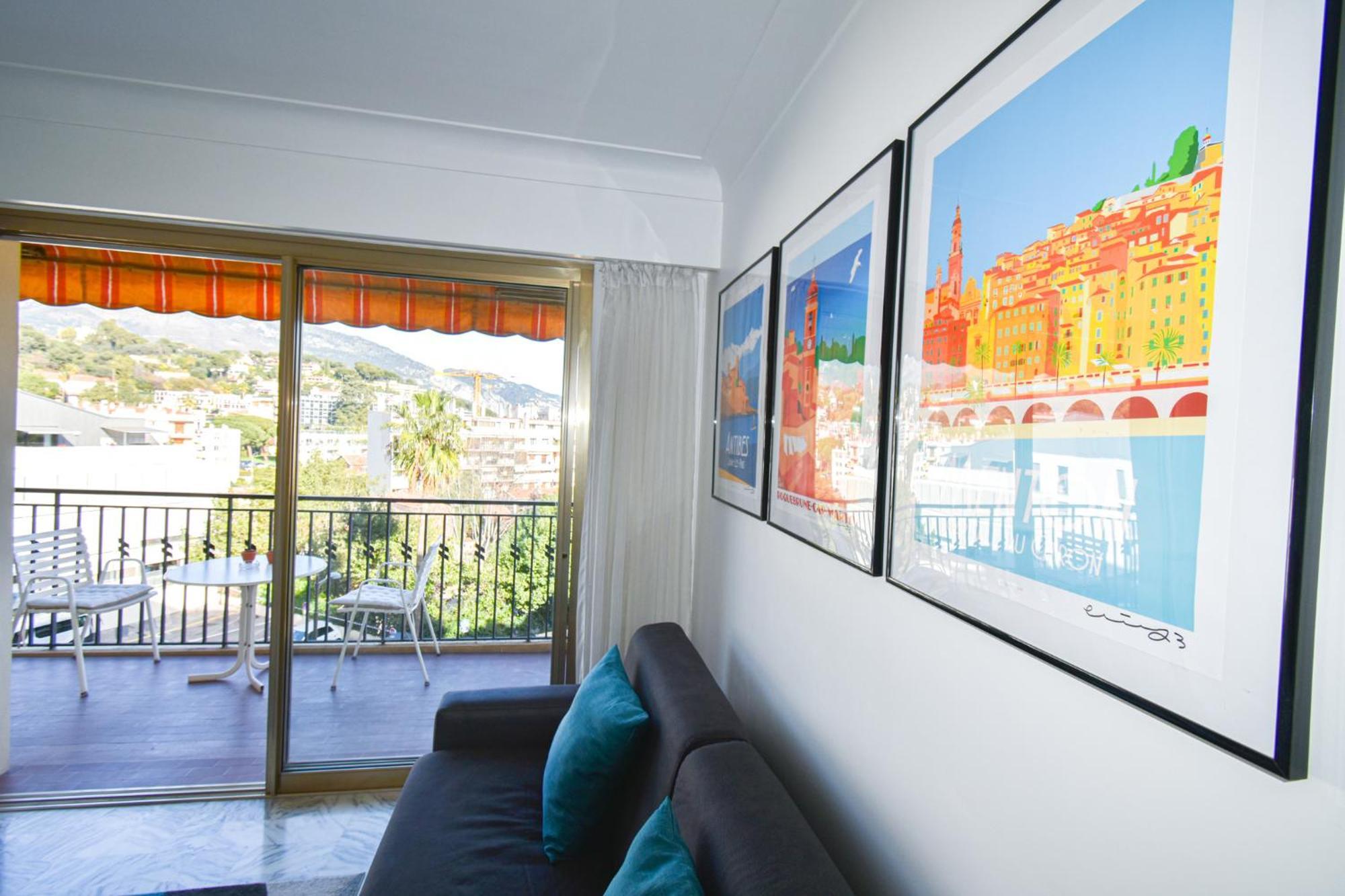 L'Orangerie - Proche Mer - Terrasse - Parking Prive - Clim Roquebrune-Cap-Martin Exterior foto